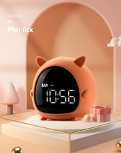 将图片加载到图库查看器,Table Clock Cute Alarm Clock Cute Toddler Alarm Clock Dimming Sleep Training Clock with Night Light Kids Wake Up Clock USB Rechargeable Easy Setting Kids Bedside Kids Night Wake Up Light Multi Function Alarm Clock for For Child Children Home Decoration