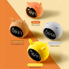 将图片加载到图库查看器,Table Clock Cute Alarm Clock Cute Toddler Alarm Clock Dimming Sleep Training Clock with Night Light Kids Wake Up Clock USB Rechargeable Easy Setting Kids Bedside Kids Night Wake Up Light Multi Function Alarm Clock for For Child Children Home Decoration