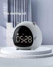将图片加载到图库查看器,Table Clock Cute Alarm Clock Cute Toddler Alarm Clock Dimming Sleep Training Clock with Night Light Kids Wake Up Clock USB Rechargeable Easy Setting Kids Bedside Kids Night Wake Up Light Multi Function Alarm Clock for For Child Children Home Decoration