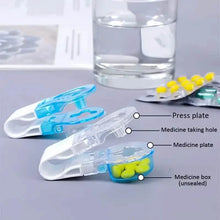 Load image into Gallery viewer, Tablet Pills Blister Pack Opener Tool Dispenser