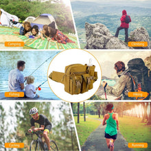 Load image into Gallery viewer, Tactical Waist Bag Utility Pouch Belt Bag with Water Bottle Pouch