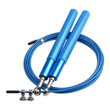 将图片加载到图库查看器,Tangle-Free Rapid Speed Jumping Rope Cable With Ball Bearings Steel Skipping Rope Adjustable Rapid Speed Jumping Ropes Cable Foam Handles Steel Jump Ropes For Gym Fitness Home Exercise
