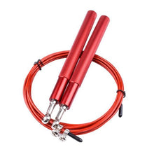 将图片加载到图库查看器,Tangle-Free Rapid Speed Jumping Rope Cable With Ball Bearings Steel Skipping Rope Adjustable Rapid Speed Jumping Ropes Cable Foam Handles Steel Jump Ropes For Gym Fitness Home Exercise
