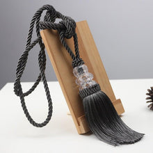 将图片加载到图库查看器,Tassel Curtain Tieback Crystal Bead Hanging Ball Tie Room Accessories Holder Buckle Rope Bandage Holdback Window Shade Curtain Tie Back Tassel Tie Backs for Curtain Beautiful Curtain Holdback Rope
