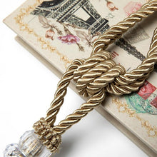 将图片加载到图库查看器,Tassel Curtain Tieback Crystal Bead Hanging Ball Tie Room Accessories Holder Buckle Rope Bandage Holdback Window Shade Curtain Tie Back Tassel Tie Backs for Curtain Beautiful Curtain Holdback Rope