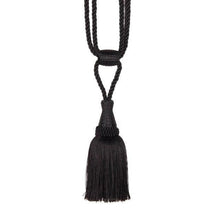 Load image into Gallery viewer, Tassels Curtain Tieback Gold Hanging Ball Braid Rope Holdback Window Drape Room Accessories Curtains Holder Buckle Strap European Style High-Grade Curtains Tieback Rope Tassel Holdbacks