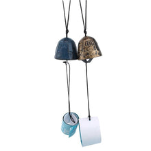 将图片加载到图库查看器,Temple Bell Pendant Lucky Wind Chimes Japanese Lucky Feng Shui Small Wind Chime Sound Clapper Home Garden Outdoor Decor Gift Cast Iron Outdoor For Good Luck Home Garden Patio Hanging Decoration Gift