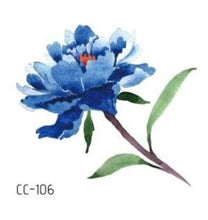Load image into Gallery viewer, Temporary 3D Rose Flower Tattoos Sticker Body Art Tattoo Sticker Waterproof Luxury Tattoo Rose Lotus Flower Fashion Sticker For Womens