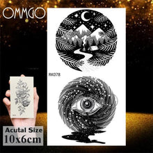 Load image into Gallery viewer, Temporary Tattoos Seahorse Dolphin Sticker Watercolor Custom Body Tattoo For Children Women