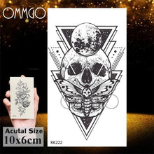 Load image into Gallery viewer, Temporary Tattoos Seahorse Dolphin Sticker Watercolor Custom Body Tattoo For Children Women