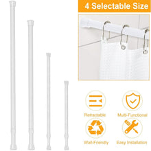 Load image into Gallery viewer, Tension Curtain Rod Spring Load Adjustable Curtain Pole