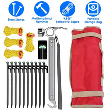 Load image into Gallery viewer, Tent Stakes Camping Hammer Set