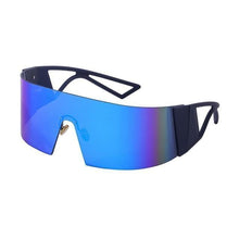 Load image into Gallery viewer, The New Sports Polarized Sunglasses UV400 Outdoor Cycling Glasses Sunglasses For Women & Men New Blue Frame Rimless Rectangle Shape Sun Glasses For Unisex Design New Mirrored Wind Proof Sport Eyeglasses For Sunglasses