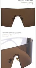 Load image into Gallery viewer, The New Sports Polarized Sunglasses UV400 Outdoor Cycling Glasses Sunglasses For Women & Men New Blue Frame Rimless Rectangle Shape Sun Glasses For Unisex Design New Mirrored Wind Proof Sport Eyeglasses For Sunglasses