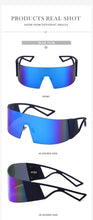 Load image into Gallery viewer, The New Sports Polarized Sunglasses UV400 Outdoor Cycling Glasses Sunglasses For Women & Men New Blue Frame Rimless Rectangle Shape Sun Glasses For Unisex Design New Mirrored Wind Proof Sport Eyeglasses For Sunglasses