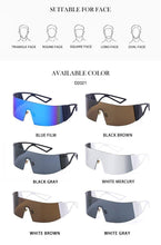 Load image into Gallery viewer, The New Sports Polarized Sunglasses UV400 Outdoor Cycling Glasses Sunglasses For Women & Men New Blue Frame Rimless Rectangle Shape Sun Glasses For Unisex Design New Mirrored Wind Proof Sport Eyeglasses For Sunglasses