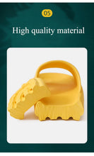 将图片加载到图库查看器,Thick Platform Bathroom Home Slippers Women Fashion Soft Sole EVA Indoor Slides Woman Sandals Summer Non-slip Flip Flops Quick Drying Open Toe Super Soft Comfy Thick Sole Home House Cloud Cushion Sandals For Indoor And Outdoor Platform Shoes