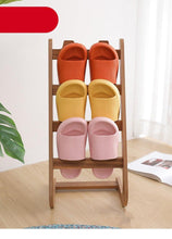 将图片加载到图库查看器,Thick Platform Bathroom Home Slippers Women Fashion Soft Sole EVA Indoor Slides Woman Sandals Summer Non-slip Flip Flops Quick Drying Open Toe Super Soft Comfy Thick Sole Home House Cloud Cushion Sandals For Indoor And Outdoor Platform Shoes