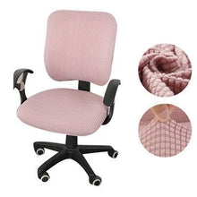 Load image into Gallery viewer, Thicken Solid Office Computer Chair Cover Spandex Split Seat Cover Universal Office Anti-dust Armchair Cover Protective & Stretchable Universal Chair Covers Stretch Rotating Chair Slipcover