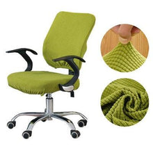 Load image into Gallery viewer, Thicken Solid Office Computer Chair Cover Spandex Split Seat Cover Universal Office Anti-dust Armchair Cover Protective & Stretchable Universal Chair Covers Stretch Rotating Chair Slipcover