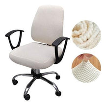 Load image into Gallery viewer, Thicken Solid Office Computer Chair Cover Spandex Split Seat Cover Universal Office Anti-dust Armchair Cover Protective & Stretchable Universal Chair Covers Stretch Rotating Chair Slipcover