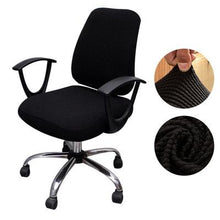 Load image into Gallery viewer, Thicken Solid Office Computer Chair Cover Spandex Split Seat Cover Universal Office Anti-dust Armchair Cover Protective & Stretchable Universal Chair Covers Stretch Rotating Chair Slipcover