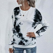 将图片加载到图库查看器,Tie Dye Round Neck Sweatshirt