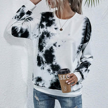 将图片加载到图库查看器,Tie Dye Round Neck Sweatshirt