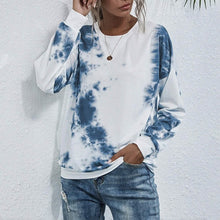 将图片加载到图库查看器,Tie Dye Round Neck Sweatshirt