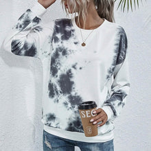 将图片加载到图库查看器,Tie Dye Round Neck Sweatshirt