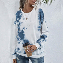 将图片加载到图库查看器,Tie Dye Round Neck Sweatshirt
