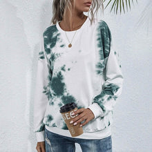 将图片加载到图库查看器,Tie Dye Round Neck Sweatshirt
