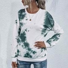 将图片加载到图库查看器,Tie Dye Round Neck Sweatshirt