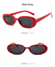 Load image into Gallery viewer, Tiny Small 90s Sunglasses Women Polarized Retro Oval Shape Sunglasses For Woman Designer Sun Glasses For Female Elegant Small Frame Cool Vintage
