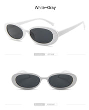 Load image into Gallery viewer, Tiny Small 90s Sunglasses Women Polarized Retro Oval Shape Sunglasses For Woman Designer Sun Glasses For Female Elegant Small Frame Cool Vintage