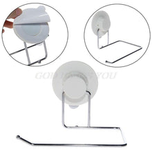 将图片加载到图库查看器,Toilet Paper Holder Bathroom Suction Hanger Tissue Rack Kitchen Towel Hook Powerful Vacuum Suction Cup Toilet Paper Roll Holder Wall Mount Towel Tissue Rack For Bathroom And Kitchen-Drill Free