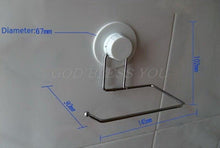 将图片加载到图库查看器,Toilet Paper Holder Bathroom Suction Hanger Tissue Rack Kitchen Towel Hook Powerful Vacuum Suction Cup Toilet Paper Roll Holder Wall Mount Towel Tissue Rack For Bathroom And Kitchen-Drill Free