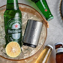 将图片加载到图库查看器,Automatic Beer Bottle Opener Magnet Beer Opener Stainless Steel Push Down Opener Wine Beer Soda Cap Opener Kitchen Accessories