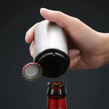 将图片加载到图库查看器,Automatic Beer Bottle Opener Magnet Beer Opener Stainless Steel Push Down Opener Wine Beer Soda Cap Opener Kitchen Accessories