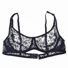 Load image into Gallery viewer, Plus Size Lace Bras For Women Underwired Bralette Womens Underwear Delicate Embroidery Lingerie Brassiere