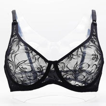 Load image into Gallery viewer, Plus Size Lace Bras For Women Underwired Bralette Womens Underwear Delicate Embroidery Lingerie Brassiere