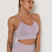 Load image into Gallery viewer, Push Up Sports Tops Fitness For Women And Girls Sport Female Sport Gym Top Padded Gym Brassiere Sports