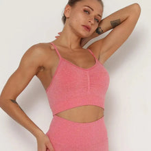 Load image into Gallery viewer, Push Up Sports Tops Fitness For Women And Girls Sport Female Sport Gym Top Padded Gym Brassiere Sports