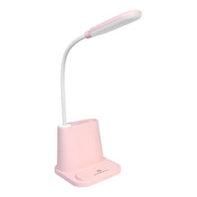 Load image into Gallery viewer, Touch Dimmable LED Desk Lamp 10W Wireless Charging/USB Charging Table Light for Children Kids Reading Study Bedside Bedroom Decorative Table Lamp Cute Study Lamps for Bedroom Décor