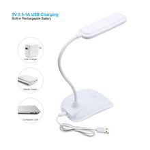 Load image into Gallery viewer, Touch LED Desk Lamps Built-in Lithium Battery USB Charging Natural Warm White Dimmable Night Lights For Bedroom Bedside Decorative Table Lamp Cute Study Lamps for Bedroom Décor