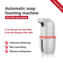 Load image into Gallery viewer, Touchless Automatic Soap Dispenser USB Charging Smart Foam Machine Infrared Sensor Foam Soap Dispenser Hand Sanitizer Touchless Commercial Easy Refill Soap & Sanitizer Holder Hand Free Sensor Wall Mount Adjustable Liquid Gel