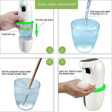 Load image into Gallery viewer, Touchless Automatic Soap Dispenser USB Charging Smart Foam Machine Infrared Sensor Foam Soap Dispenser Hand Sanitizer Touchless Commercial Easy Refill Soap & Sanitizer Holder Hand Free Sensor Wall Mount Adjustable Liquid Gel