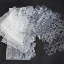 Load image into Gallery viewer, Transparent Double Side Adhesive Tapes Glue Sticker False Nail Extension Stick Tools Waterproof Nail Adhesive Tabs, Self Adhesive Nail Glue Sticker for False Nail Tips Waterproof Breathable Jelly Gel Nail Tape Glue Stickers for False Nails Tips