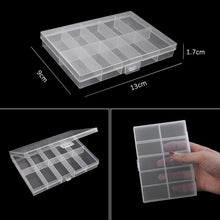 将图片加载到图库查看器,Transparent Plastic Storage Jewelry Box Compartment Adjustable Container For Beads Earring Box For Jewelry Rectangle Box Case Storage Container for Jewelry Beads Earring