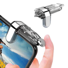 将图片加载到图库查看器,Transparent Simple Joystick Shooting Key Button Trigger Controller Gamepad Gaming Controller Compatible With Smartphones Mobile